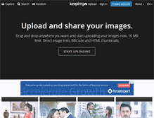 Tablet Screenshot of keepimg.com
